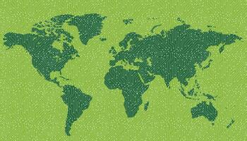 World wide internet network with circuit board vector