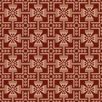Native American geometric pattern. Colorful aztec southwestern geometric shape seamless pattern. Ethnic geometric pattern use for textile, home decoration elements, upholstery, etc. vector