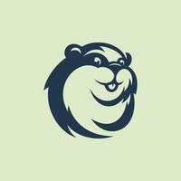 Smart Beaver, Logo Brain Design vector