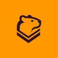 Smart Beaver, Logo Intellectual Design vector