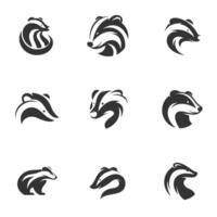 Distinct Badger, Logo Style Unique Collection vector