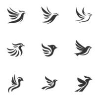 Custom Bird Logo Design Solutions collection vector