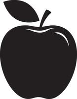 Apple Illustration with a Plain White Background vector