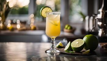 Refreshing Lime Cocktail photo