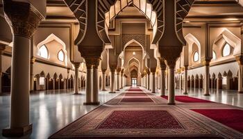 Mosque Interior A View of Islamic Architecture photo