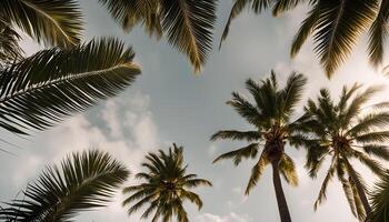 Palm Trees Reaching for the Sky photo