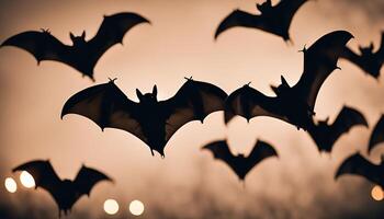 Bats in Flight photo