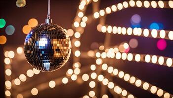 Disco Ball with Lights photo