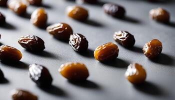 Close-up of Dates on a Gray Surface photo
