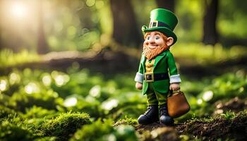 Leprechaun in the Forest photo