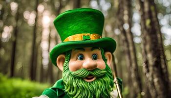 Leprechaun in the Forest photo
