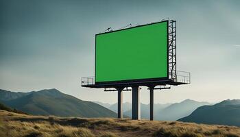 Billboard on a Mountaintop photo