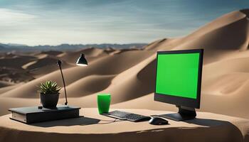 Desktop in the Desert photo
