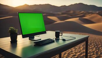 Work in the Desert photo