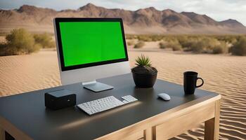 Desktop in the Desert photo