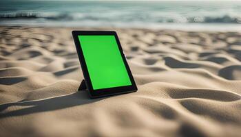 Tablet on the Beach photo