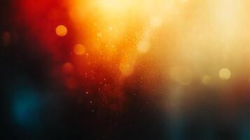 A blurry image of a red and yellow background with a lot of dots photo