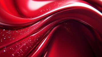 A red and white swirl pattern with a lot of sparkles photo