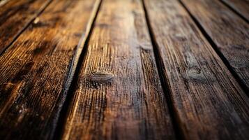 The image is of a wooden floor with a grainy texture photo