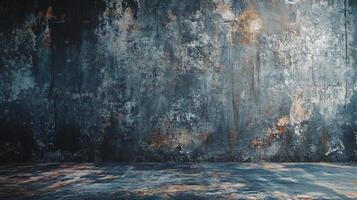 A wall with a lot of paint splatters and a large empty space photo