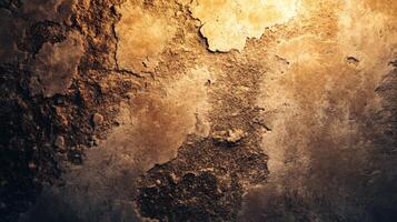 A wall with a rough texture and a brownish color photo