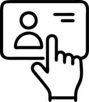 Virtual Assistant Interaction in Office Setting vector