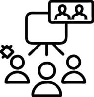 Team using collaborative software and conferencing for a remote brainstorming session with soft abstract background and copy space vector