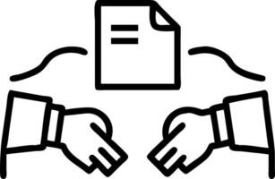 Soft Abstract Focus on Team Passing Documents vector