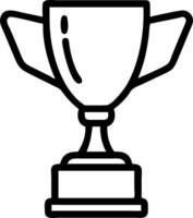 Plain silver background with a crystal clear business trophy vector