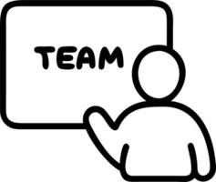 Multicultural team member writing on smartboard with macro close up and bokeh digital background with copy space vector