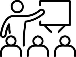 Manager leading a presentation soft abstract background with copy space vector