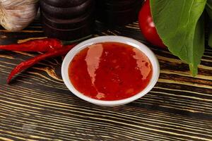 Chinese sweet and sour sauce photo
