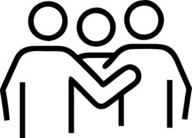 Reality Collaborative Support Group vector