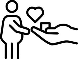 Soft abstract digital art of a healthcare worker giving medicine to a patient vector