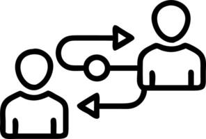 Peer to Peer Support System vector