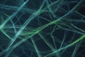 A green and blue abstract background with many lines photo