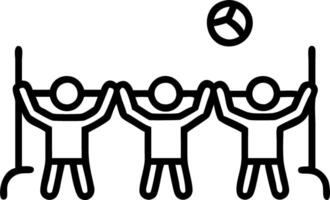 Kids role playing as lifeguards organizing a beach volleyball game with bokeh digital art background and copy space vector