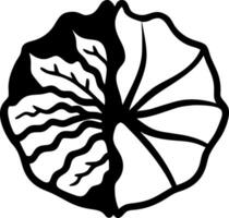 Abstract Monochrome Leaf Veins Illustration for Art and Design vector
