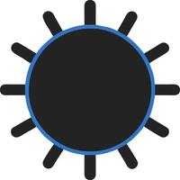 Abstract Sun Silhouette for Graphic Design and Branding vector