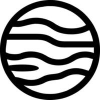 Abstract Zen Circle with Wavy Lines Symbol for Meditation and Design vector