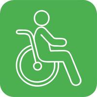 Accessible Wheelchair Symbol for Inclusive Design and Public Spaces vector