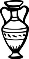 Ancient Greek Vase Illustration for Art Design Projects and Crafts vector