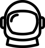 Astronaut Helmet Graphic Space Exploration Design vector