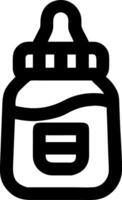 Black and White Glue Bottle for Creative Craft Uses vector