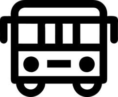 Black Bus for Transportation and Travel Design Projects vector