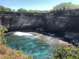 Billabong beach at Nusa Penida Island photo