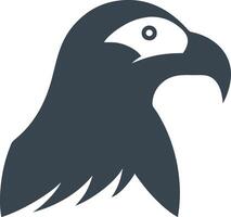 Bold Eagle Silhouette Design for Logos and Tattoos vector