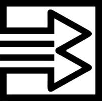 Bold Geometric Arrow Shape Design for Modern Graphics vector