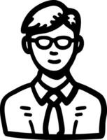 Business Professional Avatar for Branding and Graphic Design Projects vector