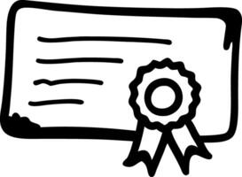 Certificate Illustration with Ribbon for Recognition and Achievement Awards vector